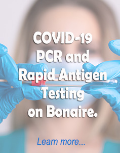 COVID-19 PCR and Rapid Antigen Testing on Bonaire.
