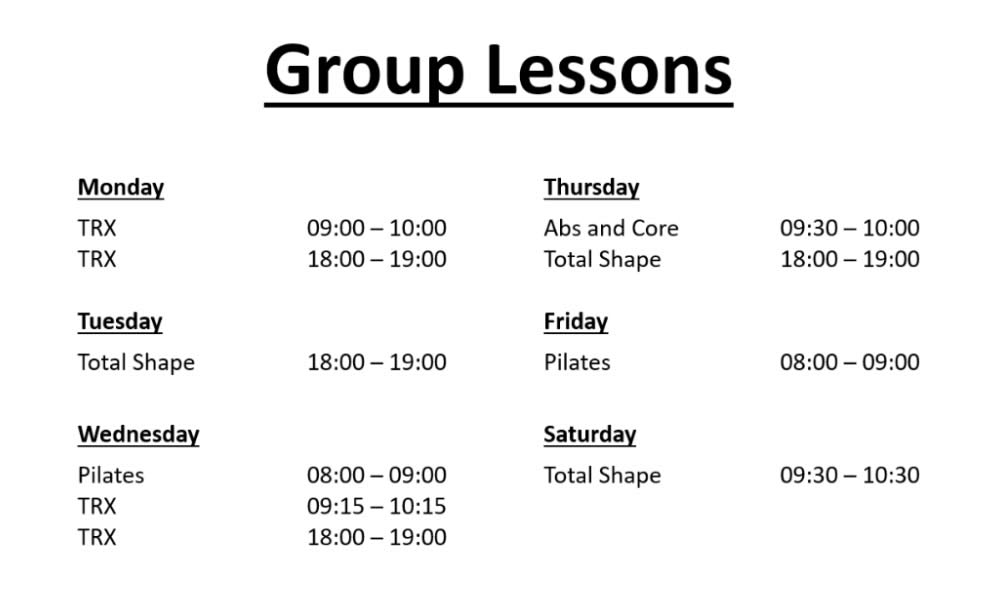 class-schedule-september-2025 Bon Bida's Group Lesson Schedule